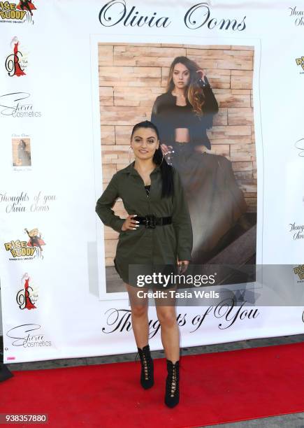 Laci Kay attends Olivia Ooms EP Release Party at The Mint on March 25, 2018 in Los Angeles, California.