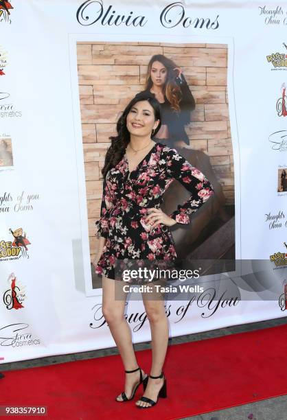 Celeste Thorson attends Olivia Ooms EP Release Party at The Mint on March 25, 2018 in Los Angeles, California.