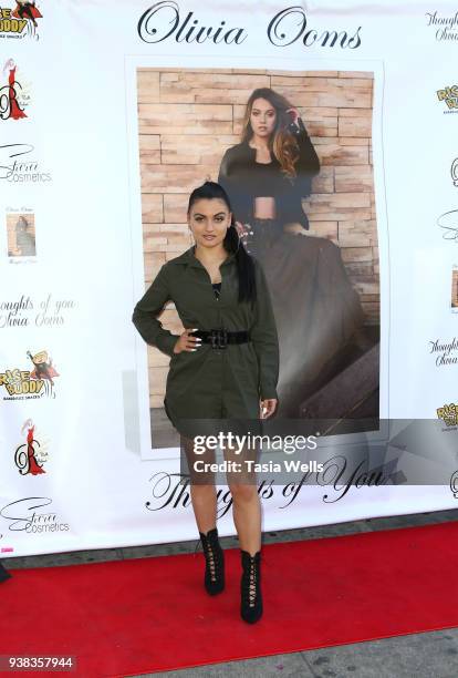 Laci Kay attends Olivia Ooms EP Release Party at The Mint on March 25, 2018 in Los Angeles, California.