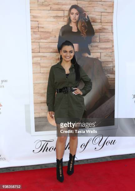 Laci Kay attends Olivia Ooms EP Release Party at The Mint on March 25, 2018 in Los Angeles, California.