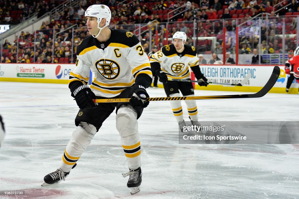 NHL: MAR 13 Bruins at Hurricanes