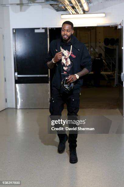 JaMychal Green of the Memphis Grizzlies arrives to the arena prior to the game against the Minnesota Timberwolves on March 26, 2018 at Target Center...