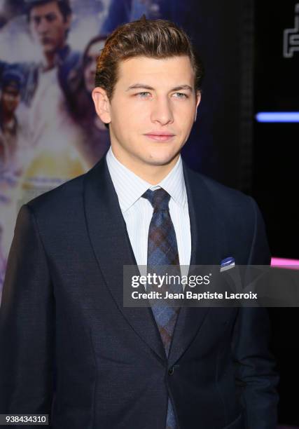 Tye Sheridan attends the Premiere of Warner Bros. Pictures' "Ready Player One" at Dolby Theatre on March 26, 2018 in Hollywood, California.