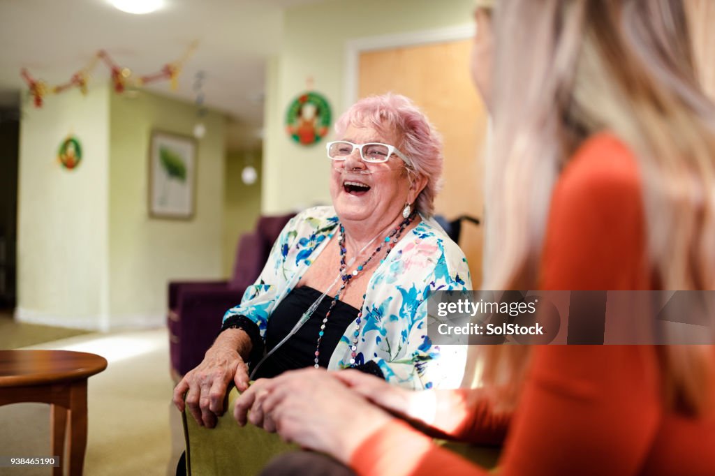 Senior Woman Laughing