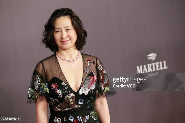 Billionaire Pansy Ho attends the amfAR Hong Kong Gala 2018 at Shaw Studios on March 26, 2018 in Hong Kong, Hong Kong.