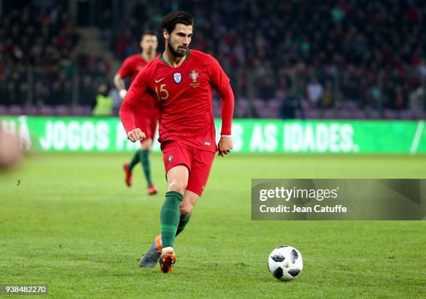 Andre Gomes of Portugal during the international friendly match between Portugal and the Netherlands at Stade de Geneve on March 26, 2018 in Geneva,...