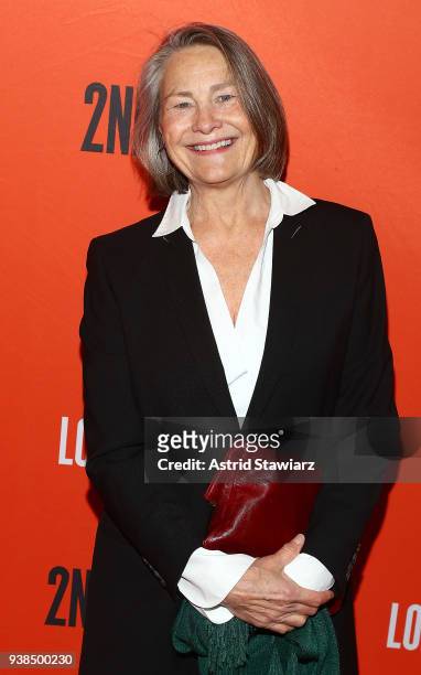 Actress Cherry Jones attends "Lobby Hero" Broadway opening night at Hayes Theater on March 26, 2018 in New York City.