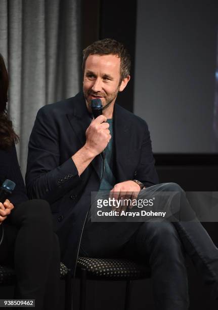 Chris O'Dowd attends the SAG-AFTRA Foundation Conversations Screening of "Love After Love" at SAG-AFTRA Foundation Screening Room on March 26, 2018...