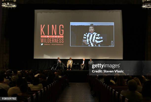 Panel moderator/journalist Charles Blow, author/executive producer Trey Ellis, author/executive producer Taylor Branch and Civil Rights activist...