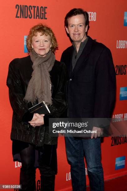 Becky Ann Baker and Dylan Baker attend "Lobby Hero" Broadway opening night at Hayes Theater on March 26, 2018 in New York City.