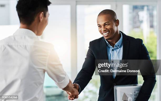 welcome, let’s get started - job interview male stock pictures, royalty-free photos & images