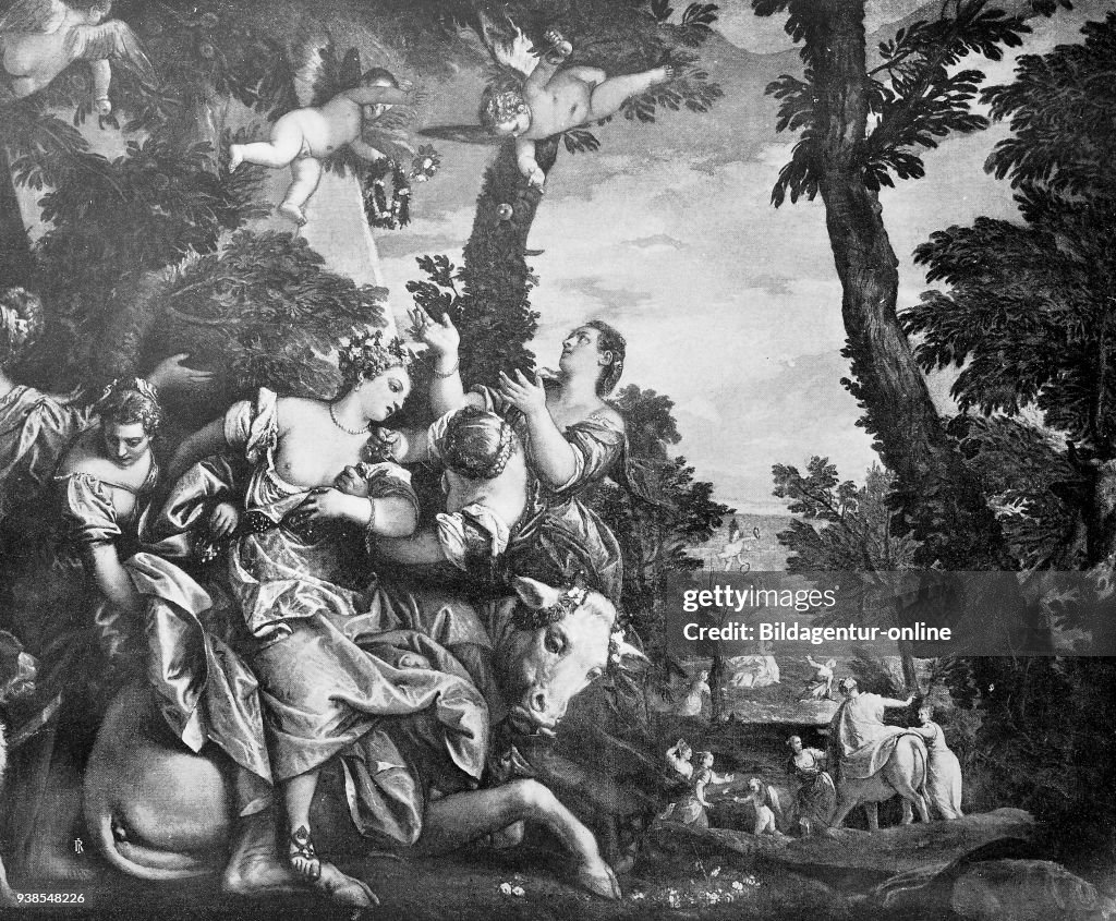 Historical photo of The Rape of Europa