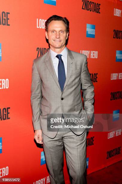 Tony Goldwyn attends "Lobby Hero" Broadway Opening Night - After Party at Bryant Park Grill on March 26, 2018 in New York City.