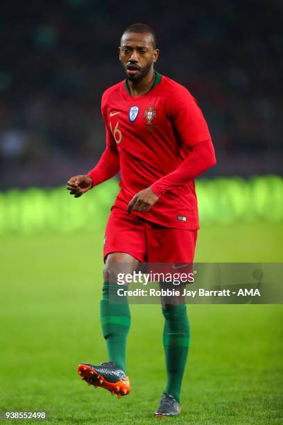 Manuel Fernandes of Portugal during the International Friendly match between Portugal and Holland at Stade de Geneve on March 26, 2018 in Geneva,...