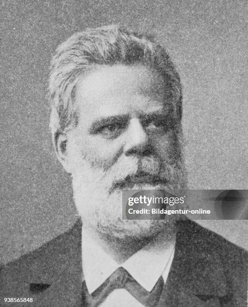 Paul Wilhelm Magnus 29 February 1844 - 13 March 1914, was a German botanist and mycologist., Reproduction of a photo/image from the year 1890,...