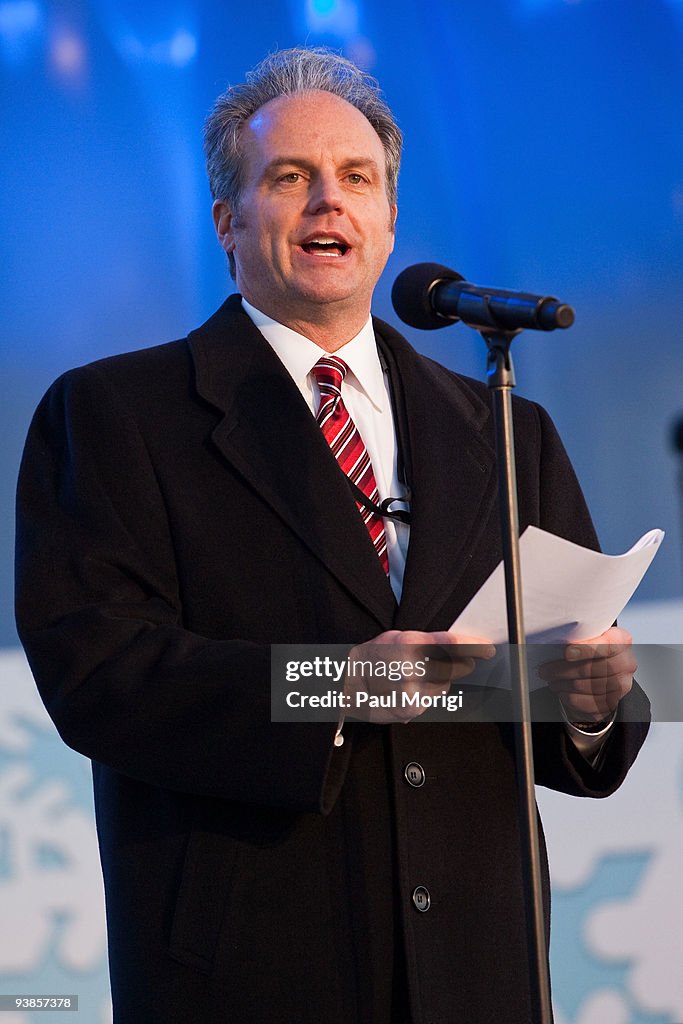 2009 National Christmas Tree Lighting Ceremony In Washington DC