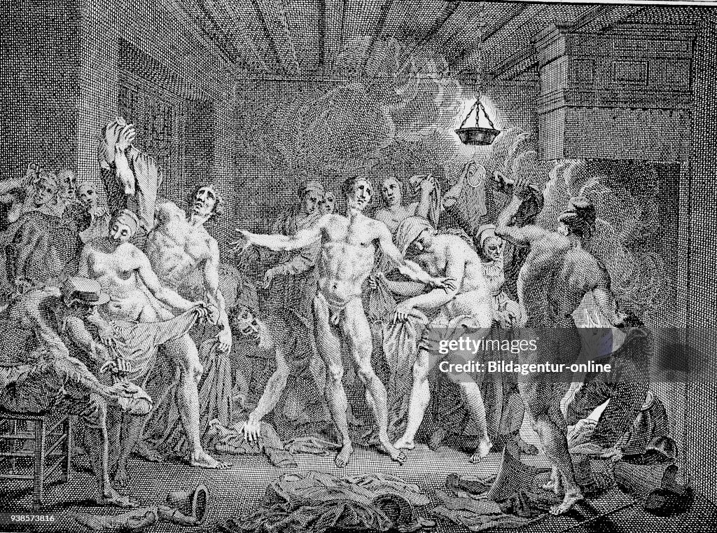 Meeting of the Adamites in their meeting-place