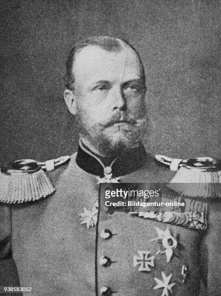 Prince Friedrich Wilhelm Nikolaus Albrecht of Prussia, 8 May 1837 - 13 September 1906, Prussian general field marshal, Herrenmeister, Grand Master,...
