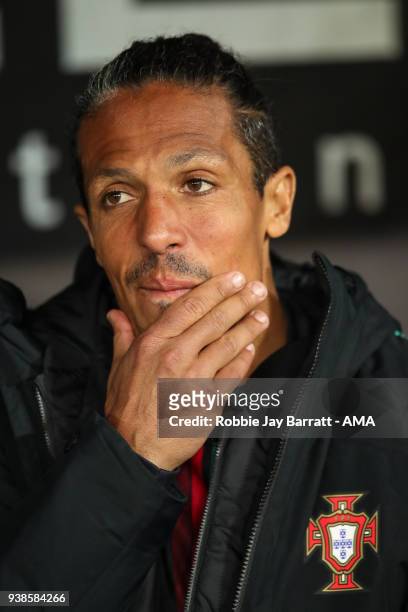 Bruno Alves of Portugal during the International Friendly match between Portugal and Holland at Stade de Geneve on March 26, 2018 in Geneva,...