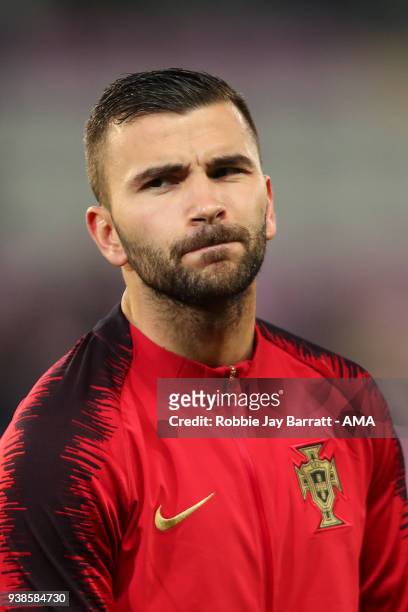 Anthony Lopes of Portugal during the International Friendly match between Portugal and Holland at Stade de Geneve on March 26, 2018 in Geneva,...