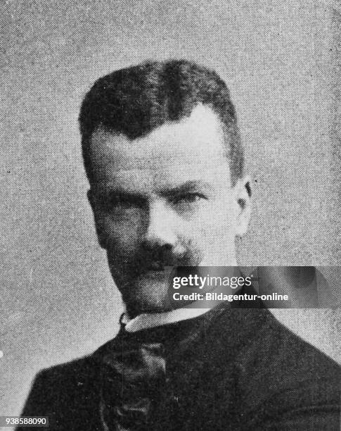 Georg von Ompteda, Pseudonym Georg Egestorff, Born March 29, 1863; Died December 10 was a German writer, reproduction of a photo from the year 1895,...