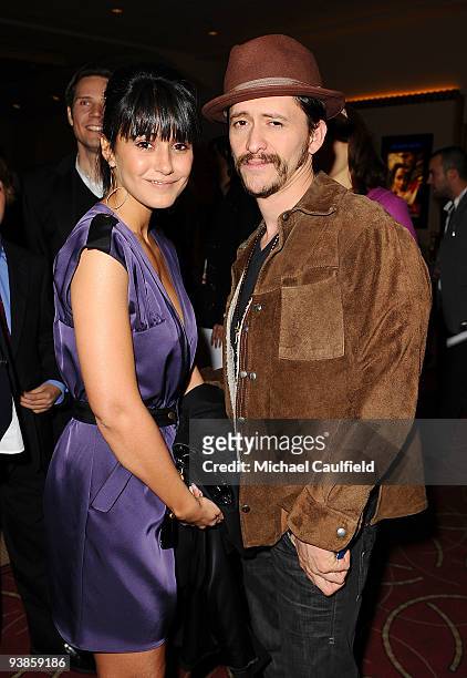 Actress Emmanuelle Chriqui and actor Clifton Collins Jr. Arrives at The Young Victoria Los Angeles Screening at the Pacific Theatres at The Grove on...