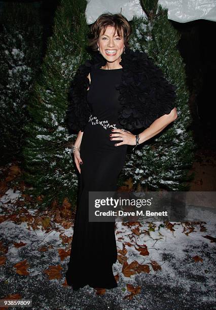 Kate Silverton attends The Berkeley Square Christmas Ball held at Berkeley Square on December 3, 2009 in London, England.