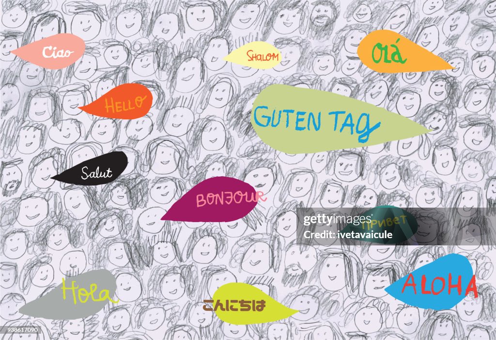 Using Different Language Speaking Different Languages