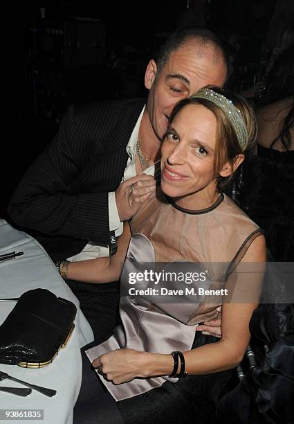 Dinos Chapman attends The Berkeley Square Christmas Ball held at Berkeley Square on December 3, 2009 in London, England.