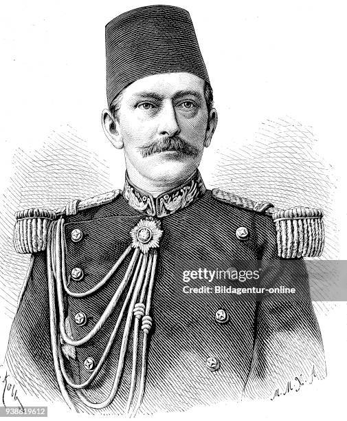 Freiherr Wilhelm Leopold Colmar von der Goltz, 1843 - 1916, also known as Goltz Pasha, was a Prussian Field Marshal and military writer, digital...