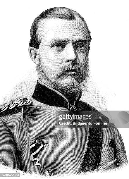 Prince Friedrich Wilhelm Nikolaus Albrecht of Prussia, 1837 - 1906, was a Prussian general field marshal, Herrenmeister, Grand Master of the Order of...