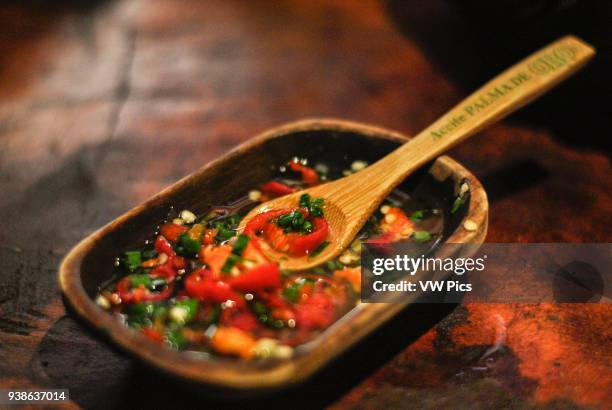 Sauce of aji to accompany the meals and to enhance its flavor. Many people in Ecuador like to accompany their dishes with this spicy taste. It is...