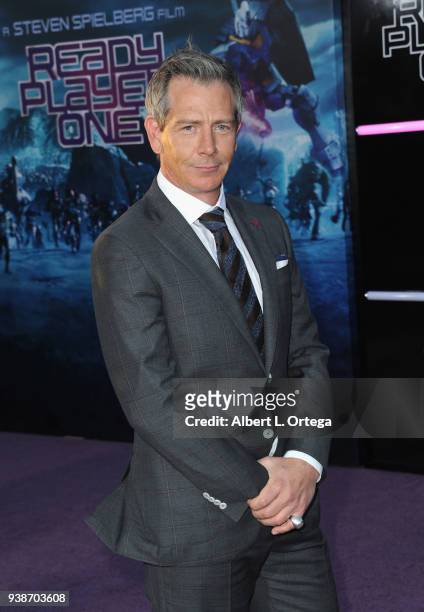 Actor Ben Mendelsohn arrives for the Premiere Of Warner Bros. Pictures' "Ready Player One" held at Dolby Theatre on March 26, 2018 in Hollywood,...