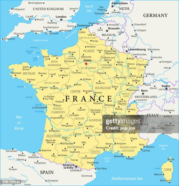 illustrations, cliparts, dessins animés et icônes de carte de france - vecteur - benelux