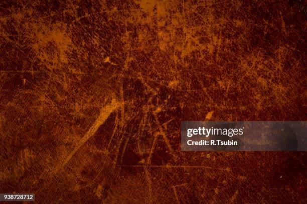 grunge and old leather texture - mottled skin stockfoto's en -beelden