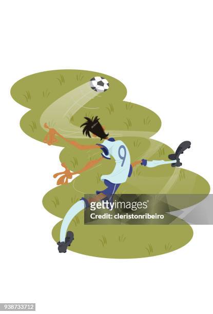 o jogador (futebol) - penalti 幅插畫檔、美工圖案、卡通及圖標
