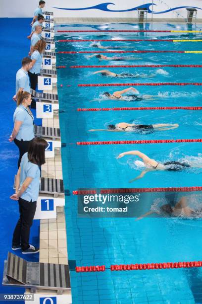 Floating Finish Line Swimming Finish Line Photos and Premium High Res Pictures - Getty Images
