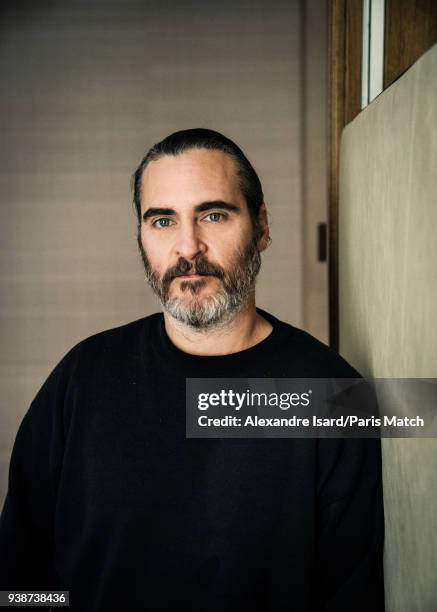 Actor Joaquin Phoenix is photographed for Paris Match on February 27, 2018 in London, England.