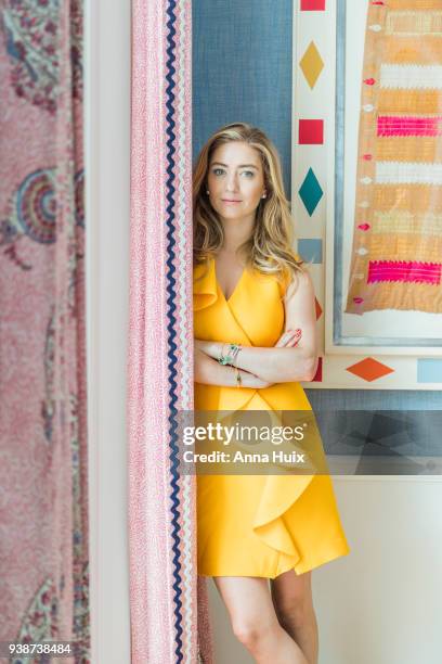 Entrepreneur, founder and CEO of Bumble and a co-founder of the dating app Tinder, Whitney Wolfe is photographed for the Sunday Times magazine on...