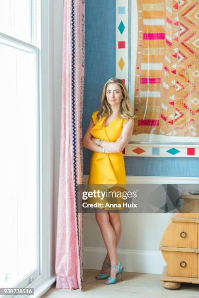 Entrepreneur, founder and CEO of Bumble and a co-founder of the dating app Tinder, Whitney Wolfe is photographed for the Sunday Times magazine on...