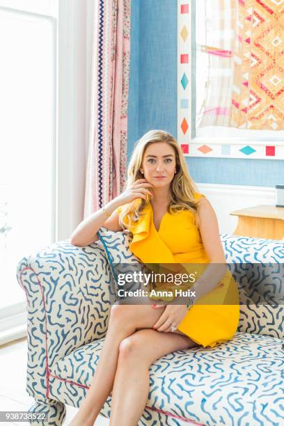 Entrepreneur, founder and CEO of Bumble and a co-founder of the dating app Tinder, Whitney Wolfe is photographed for the Sunday Times magazine on...