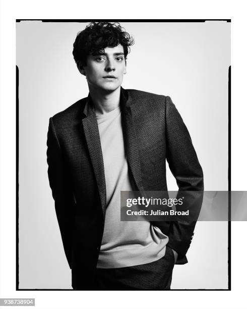 Actor Aneurin Barnard is photographed for Harrods magazine on January 10, 2017 in London, England.