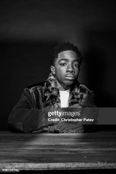 Actor Caleb McLaughlin is photographed on September 19, 2017 in Los Angeles, California.