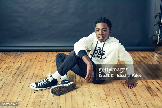 Actor Caleb McLaughlin is photographed on September 19, 2017 in Los Angeles, California.