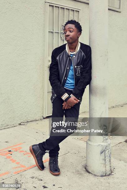 Actor Caleb McLaughlin is photographed on September 19, 2017 in Los Angeles, California.