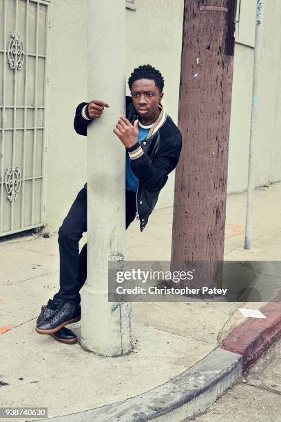 Actor Caleb McLaughlin is photographed on September 19, 2017 in Los Angeles, California.