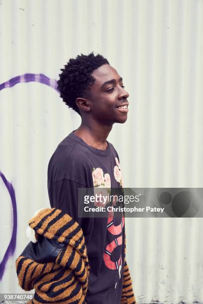 Actor Caleb McLaughlin is photographed on September 19, 2017 in Los Angeles, California.