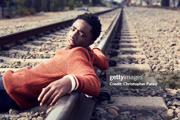 Actor Caleb McLaughlin is photographed on September 19, 2017 in Los Angeles, California.