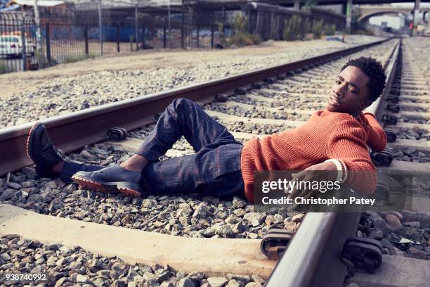 Actor Caleb McLaughlin is photographed on September 19, 2017 in Los Angeles, California.