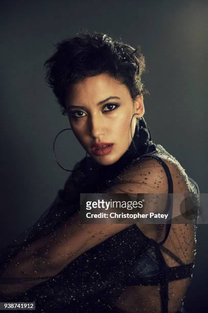 Singer Andy Allo is photographed for The Untitled Magazine on October 27, 2017 in Los Angeles, California.